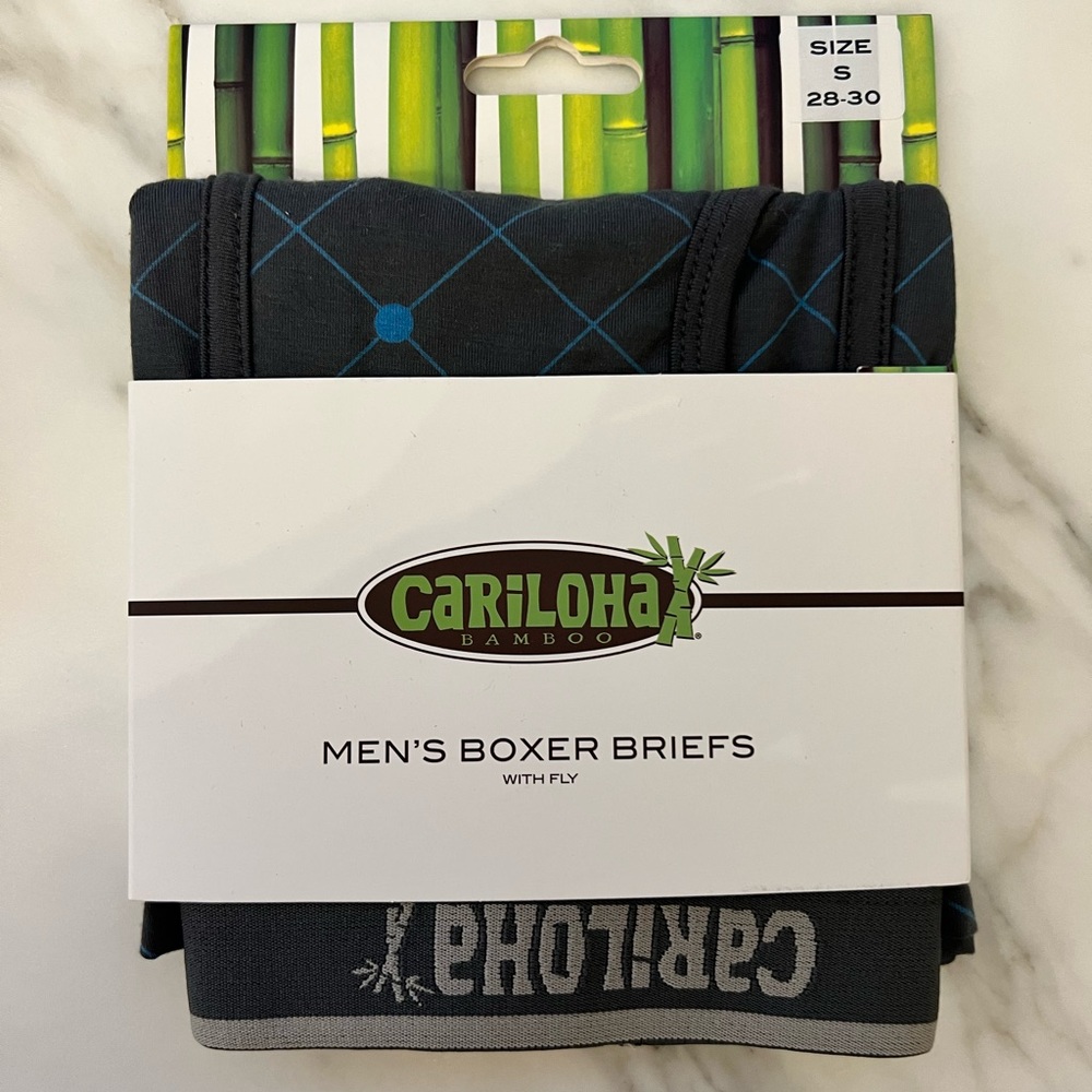 Cariloha Boxer Briefs with fly NWT Sz Small